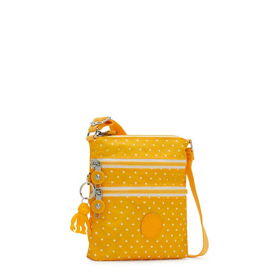 Kipling Alvar Extra Small Printed Mini Tassen Geel | België 1901XY